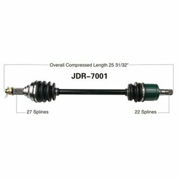 Wide Open OE Replacement CV Axle for GATOR FRONT R XUV625i/825i/855D/MGATOR JDR-7001